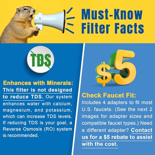 Filter adapters and stainless steel faucet filter