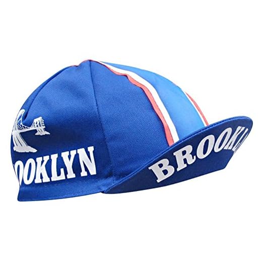 Retro Prestige Team Cycling Caps, Brooklyn Blue, One Size