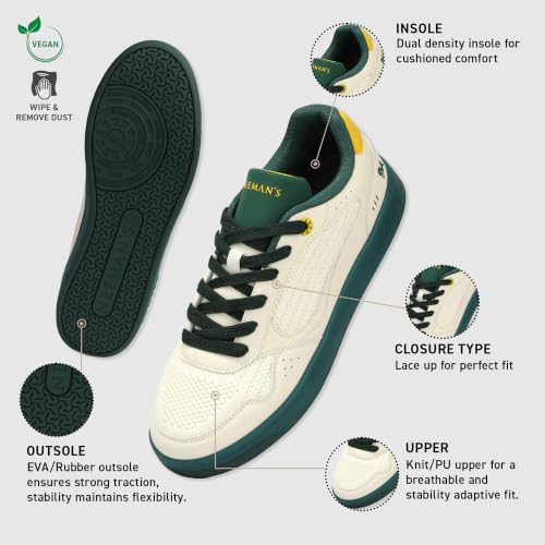 Image of Neeman's Remix Modish Sneakers for Men & Women | Retro Inspired Y2K Streetwear Unisex Casual Shoes | Breathable Knit Upper with Dual Density Cushioning | Lightweight Comfortable Lace- Up Footwear