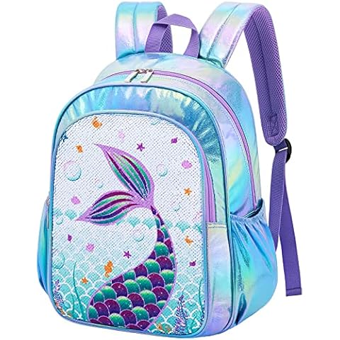 WAWSAM Mochila Infantil con Diseño de Lentejuelas y Material Seguro Cover