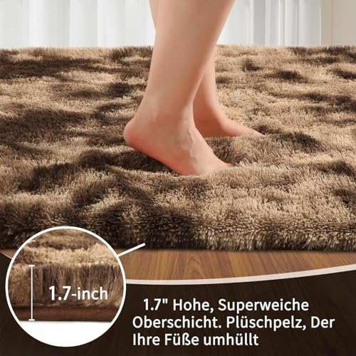 Tapis super doux 120x190 pour sol glissant avec envers antidérapant - 4