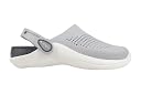ALZADO Men's Classic Casual Sports Clogs/Sandals with Adjustable Back Strap for Adult | Comfortable & LightWeight| Stylish & Anti-Skid| Waterproof & Everyday Use Mules for Gents & Boys.. (LT.GREY/DK.GREY, UK Footwear Size System, Adult, Men, Numeric, Medium, 10) gallery image