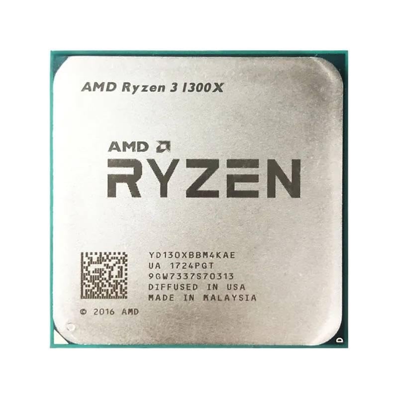 Used Ryzen 3 1300X R3 1300X 3.5 GHz Used Gaming Zen 0.014 Quad-Core Quad-Thread CPU YD130XBBM4KAE Socket AM4