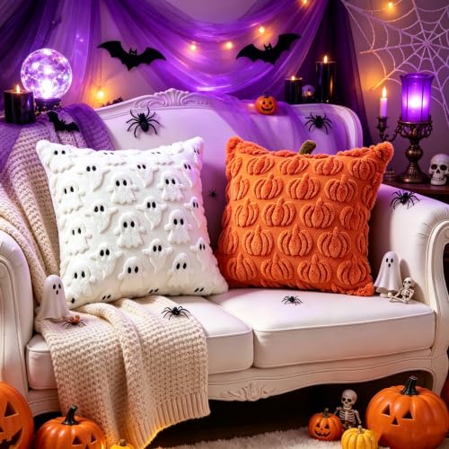 ZB.soar Halloween Pillow Covers 18x18 inch Set of 2 - image 9