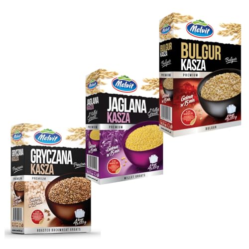 Melvit uZbg3ށv΂̎ELrEuO 400g3 Buckwheat Millet Bulgur