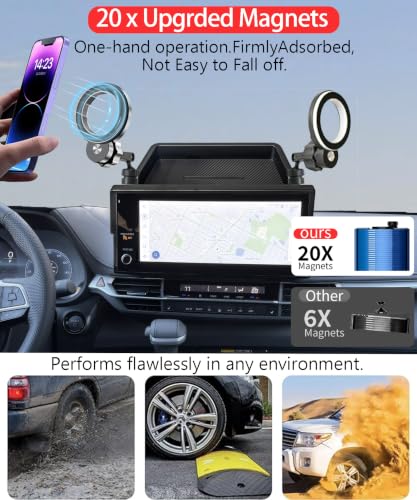 Image of Car Phone Holder for Toyota Sienna 2025 2026 12.3 inch Screen Accessories
