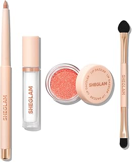 SHEGLAM リップダズラー グリッターキット 4点セット 簡単オフ 高輝度 -Encore