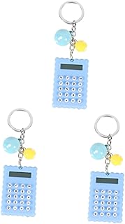 Ciieeo 3Pcs Calculadora De Bolso Mini Calculadora Eletrônica Crianças Papelaria Adorável Calculadora Pequena Calculadora Chaveiro Calculadora Com Fivela Chave Crianças Calculadora