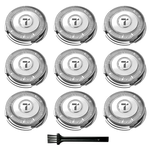 SH70 Replacement Heads for Philips Norelco Replacement Heads 7000 series,7500 S7370 S7371 S7720 and Shaver SW7700，SH70 New Blades（9 Pack） Cover