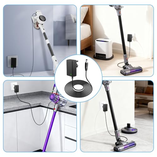 26.1V V7 Charger for Dyson V6 V7 V8 SV03 SV04 SV05 SV06 SV09 SV10 SV11 DC58 DC59 DC60 DC61 DC62 205720-01 Hoover Battery Animal Absolute Vacuum with LED Indicator Vacuum Cleaner power 2M Supply Cord - Image 5