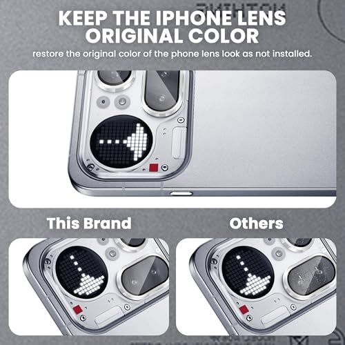 Image of FIRST MART Silver Camera Ring Guard Protector for Nothing Phone 4A Pro | Tempered Glass with Metal Alloy Rings, HD Clear, Scratch Resistant, Case-Friendly | Pack of 1