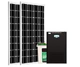Luna Pro Series LP3KVA- Off Grid Solar Power Plant with 530wp Solar Panels- Monocrystalline; 3KVA Off-Grid Inverter; 12V 100Ah Battery,