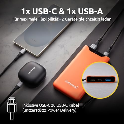Intenso Powerbank F10000, mit PD & QC, USB-C und USB-A Anschluss, 10000mAh – Ansicht 4