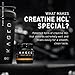 Kaged Creatine HCl Powder | Fruit Punch | Muscle Building & Recovery | Patented Creatine Hydrochloride Formula | Vegan, Gluten Free, Easily Digestible | Supplements for Men & Women | 75 Servings