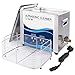 WILK Limpiador ultrasónico Digital de 30 litros, Máquina de Limpieza ultrasónica con cestas pequeñas, Temporizador, Calentador, Función Degas, Joyería/Gafas/Monedas/Limpieza de Piezas metálica