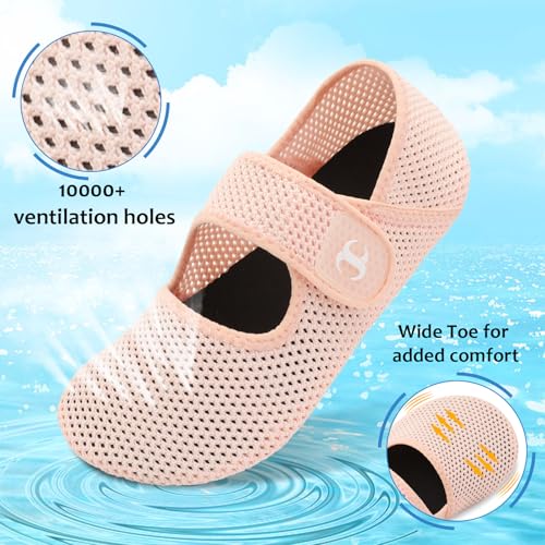 Image of Water Shoes for Women Men Barefoot Beach Swim Aqua Socks Summer Wide Slides Sandals Quick Dry Pool River Sea Sock Shoes