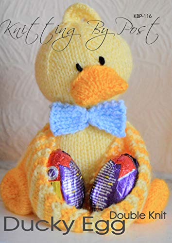 Knitting Pattern Leaflet Easter Ducky Egg Soft Toy Pattern from Knitting by Post. Pamphlet for a Stuffed Duck - Image 3
