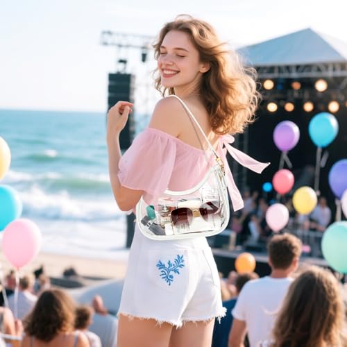 KKXIU Shoulder Bag for Women Cute Hobo Purses and Handbags Retro Clutch Underarm Purse2