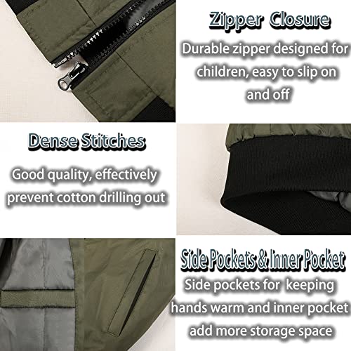 Image of SNOW DREAMS Boys Girls Bomber Jacket Flight Jackets Spring Varsity Jacket