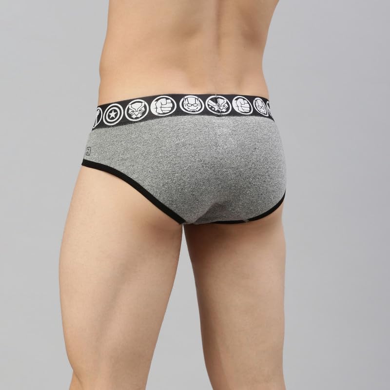 Image of Zoiro Men's Marvel Character Cotton Brief Pack of 2
