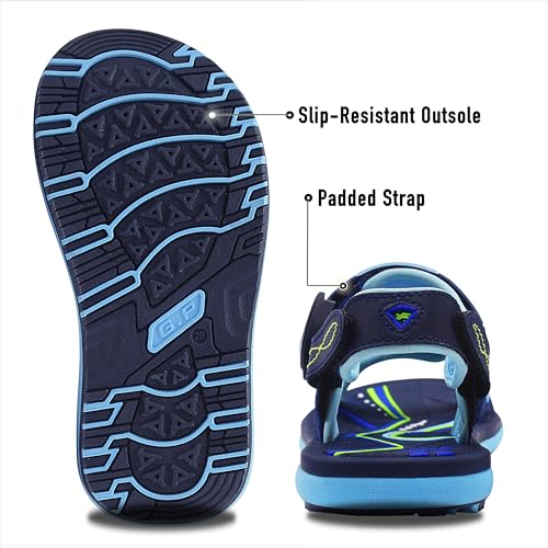 Image of Gold Pigeon Shoes Easy SNAP LOCK Outdoor Water Kids Toddler Sandals for Girls & Boys. Everyday, Vocation, Pool, Summer, Beach Essentials.