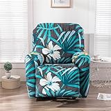 ✔Ajustement parfait : Avec une caractéristique extensible, la housse de fauteuil inclinable convient à la plupart des housses de fauteuil inclinable. Il suit chaque coin de la chaise inclinée, s'adapte parfaitement aux détails des coutures, couvre totalement la chaise inclinée. (Conseils : Veuillez mesurer votre chaise à l'avance et la comparer à notre taille).