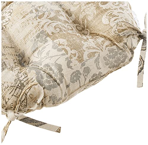 Pillow Perfect Documented Vermeil Reversible Chair Pad (Set Of 2),Gold #TOP2