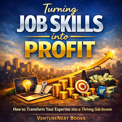 Diseño de la portada del título Turning Job Skills into Profit
