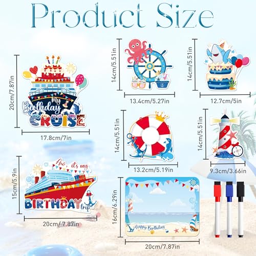 Decoraciones Magnéticas para Puerta Crucero, 10 piezas miniatura 2