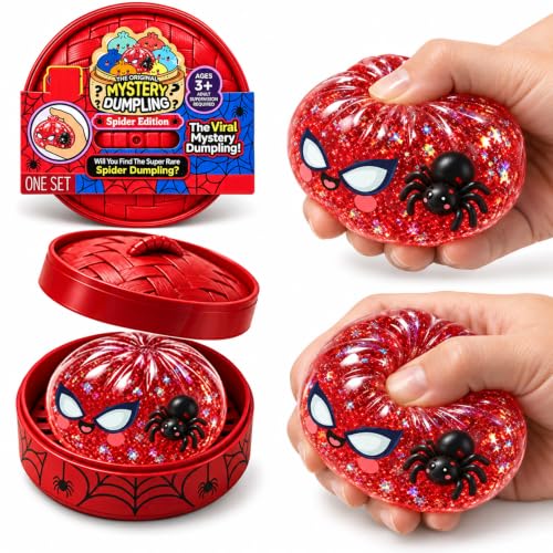 Spider Edition Dumpling Mystery Squishy Stress Relief Squeeze Party Gifts