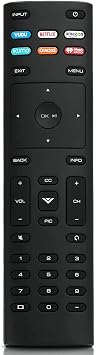 Universal XRT136 Remote Control Works for All Vizio Smart TV D24f-F1 D43f-F1 D50f-F1 E43-E2 E60-E3 E75-E1 M65-E0 M75-E1 P55-E1 P65-E1 P75-E1 and More