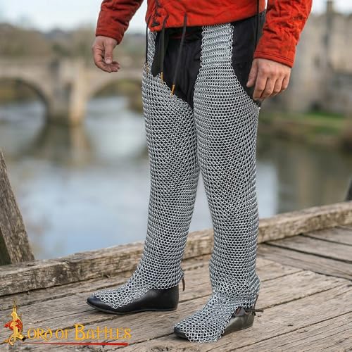 Chaussures médiévales en cotte de maille pour reconstitution - 4