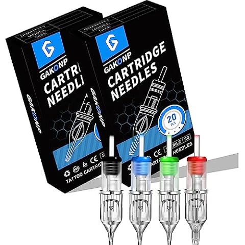 Gakonp 40Pcs Mixed Sizes #12 3RL 3RS 5M1 5RM for Beginners and Professionals Cover