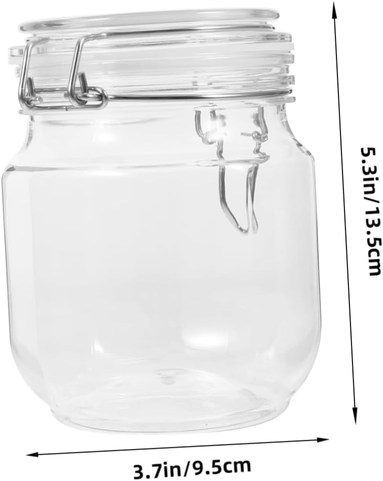 SOLUSTRE Honey Jar Large Storage Honey Pot Kitchen Home Syrup Container for Kitchen Bar Bakery
