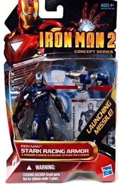 Iron Man 2 Movie 4 Inch Action Figure #40 Stark Racing Armor