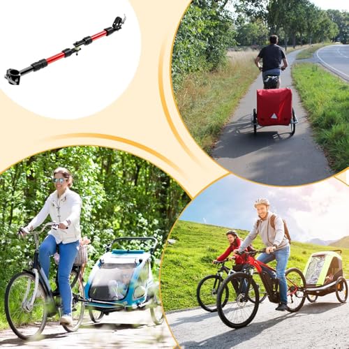 Mocowanie przyczepy rowerowej – obracany o 270 stopni tylny bagażnik adapter cargo do codziennych dojazdów do pracy na świeżym powietrzu i przygody