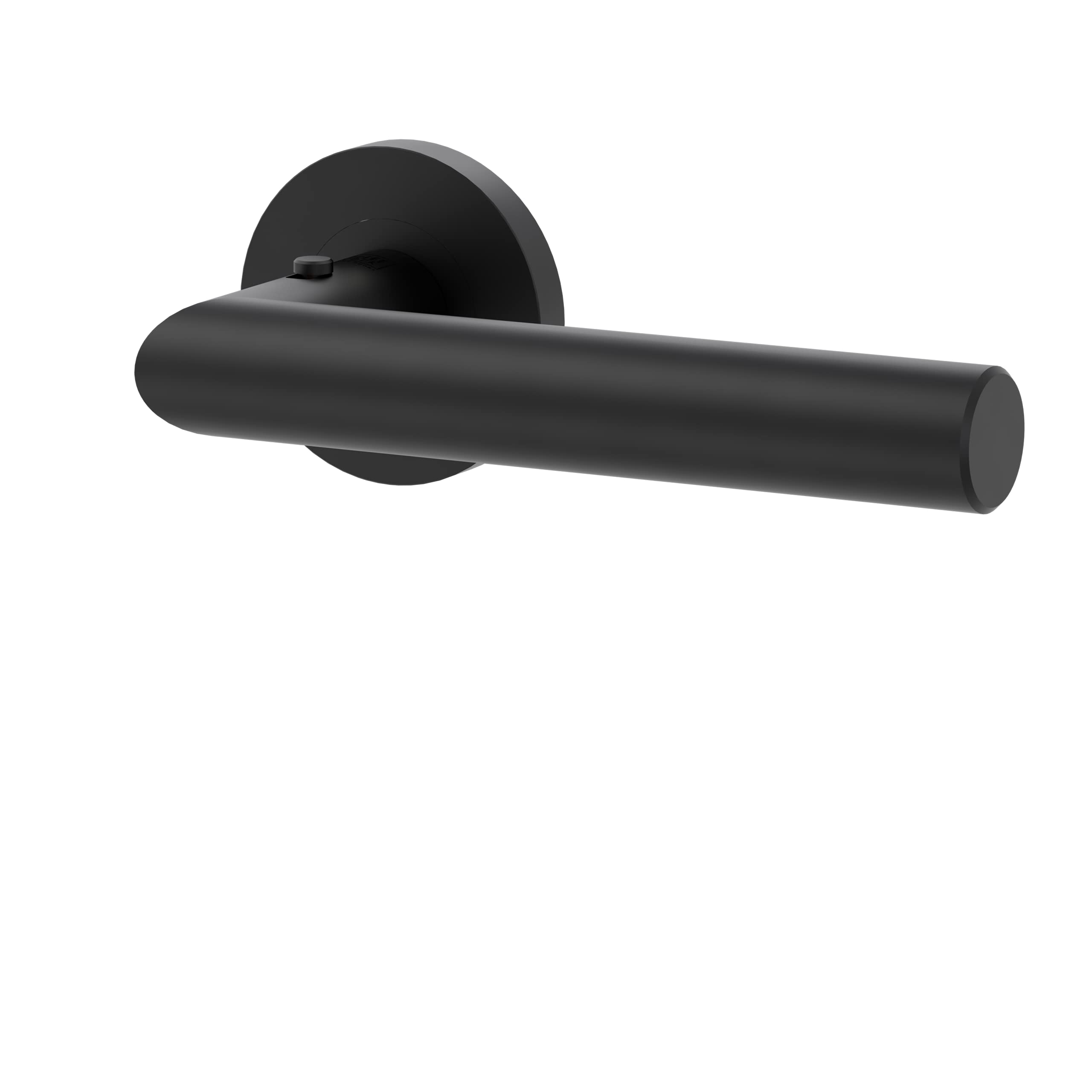 Türdrücker / Türbeschlag - LUCIA PROFESSIONAL Graphitschwarz smart2lock - mit Schließmechanik im Griff - schließen/verriegeln ohne Schlüsselrosette (DIN LINKS)