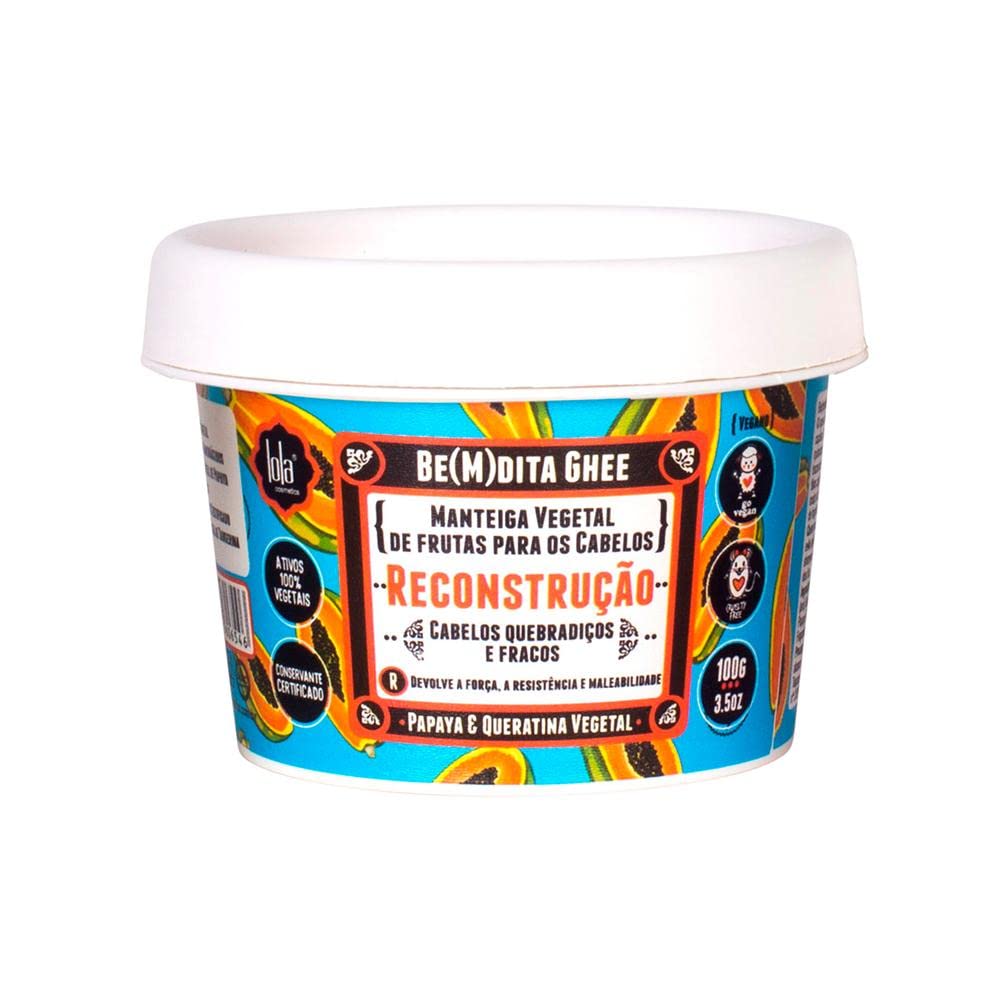 Lola Cosmetics Be(m) dita Ghee Reconstrução - Máscara 100g
