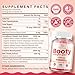 Glorithiventa Booty Gummies for Women, BBL Gummies Contains CurvaBoost BBL Herb Blend & Creatine Monohydrate for Booty, Curves & Energy, Zero Sugar, Vegan, Peach Flavor - 60 Counts