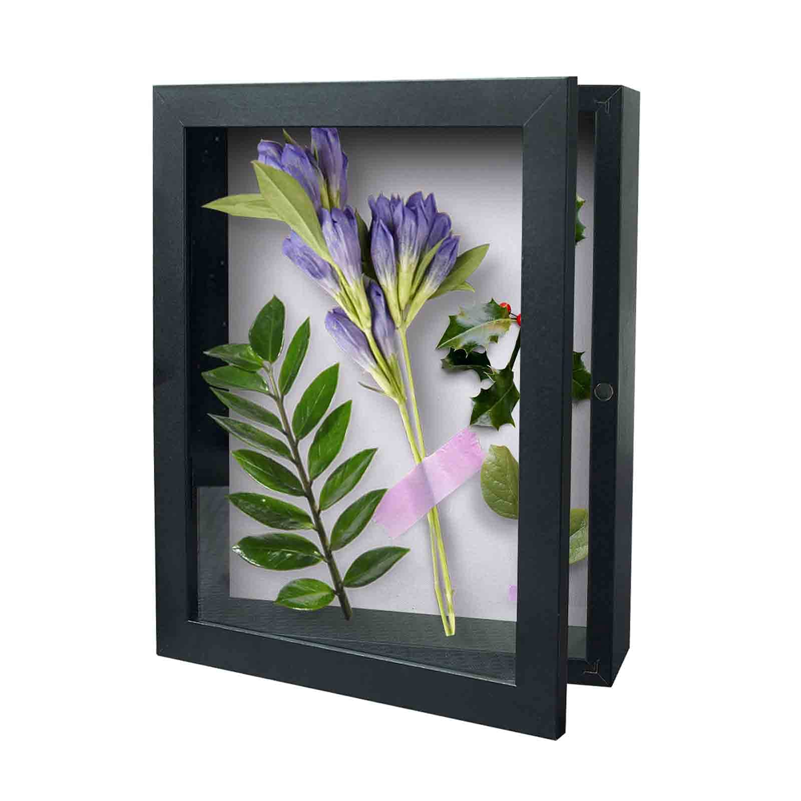 Buy QDSSDECO 11x14 Shadow Box Frame with Linen Backboard & Real Glass