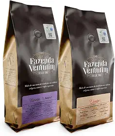 Kit Descoberta - Degustação de Grãos Especiais da Fazenda Venturim: Linha Veneto + Microlote Frutado com Notas de Frutas Escuras (Perfil Intenso e Encorpado) – Edição Ideal para Conhecer Diferentes Perfis Sensorais do Café