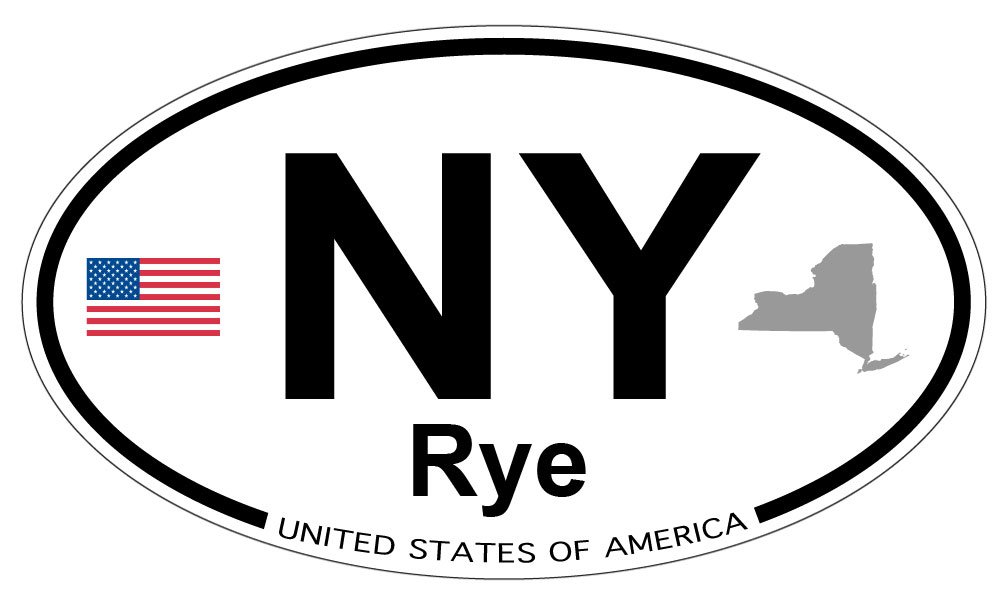 Rye Logo Amazon.com: US Decal, Inc. Rye, New York Oval Magnet : Home