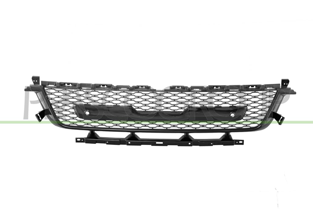 Bumper grille in the middle, black