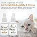 Cat Deterrent & Calming Spray Combo Set – A Behavior Training Aid that Effectively Prevents Scratching and Urine Marking While Relieving Anxiety and Soothing Your Cat’s Mood, 1.69 fl oz, 2 Packs
