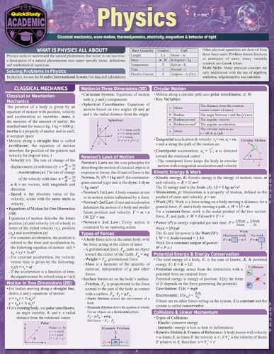 Physics (Quick Study Academic)