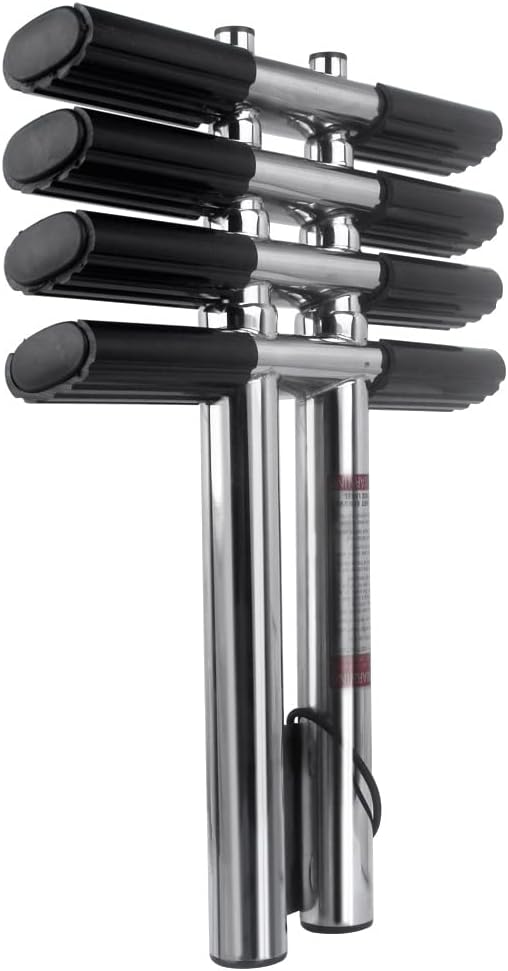 QWZYP Boat Accessories 4 Steps Boat Ladder Stainless Steel Vertical Telescoping Transom Mounting Ladder Marine : Automotive