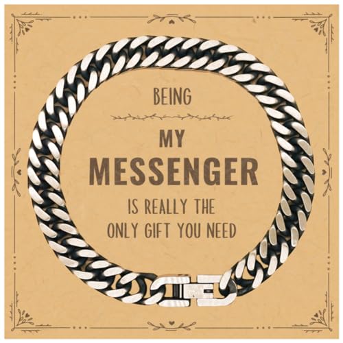 Sarcasm Messenger Christmas Gifts, To My Messenger Keychain Message Card Gifts Coworker, Birthday Gifts For Messenger Being My Messenger is really the only gift you need