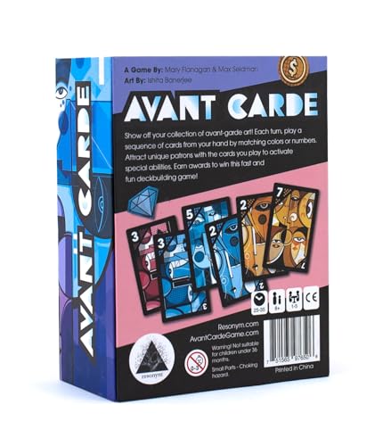 Avant Carde juego de mesa Resonym de construcción de mazos miniatura 2