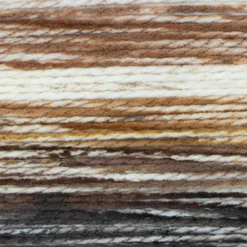 Image of Lion Brand Yarn Mandala Impressions, Multicolor Yarn for Knitting, Crochet and Crafting, Sandalwood, 1 Pack