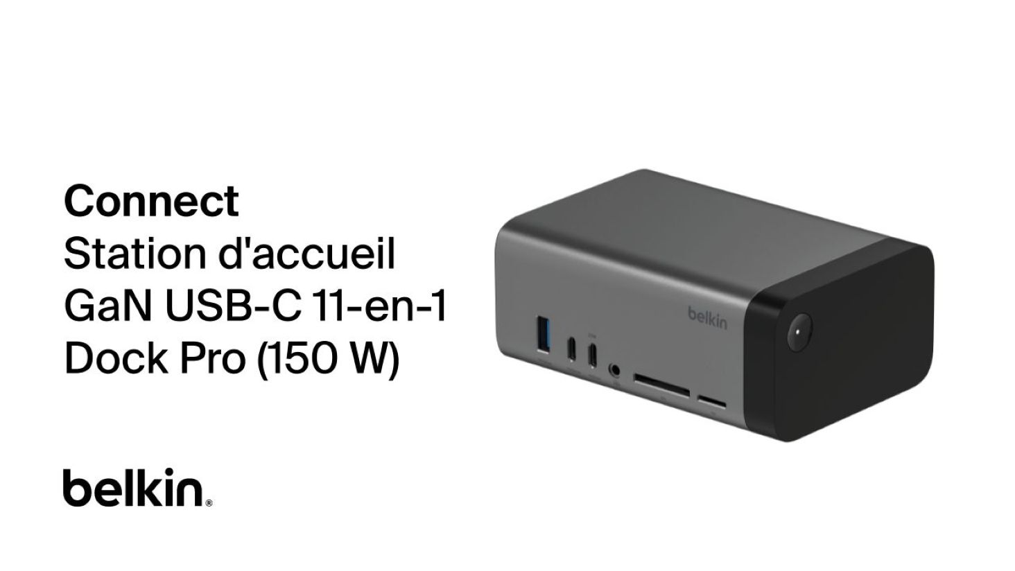 Belkin Hub GaN USB-C 11-en-1 Dock Pro